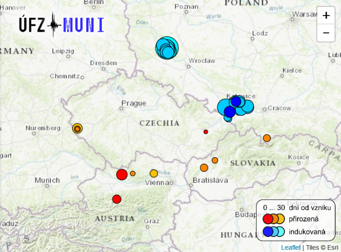 Zemětřesení v červenci 2020