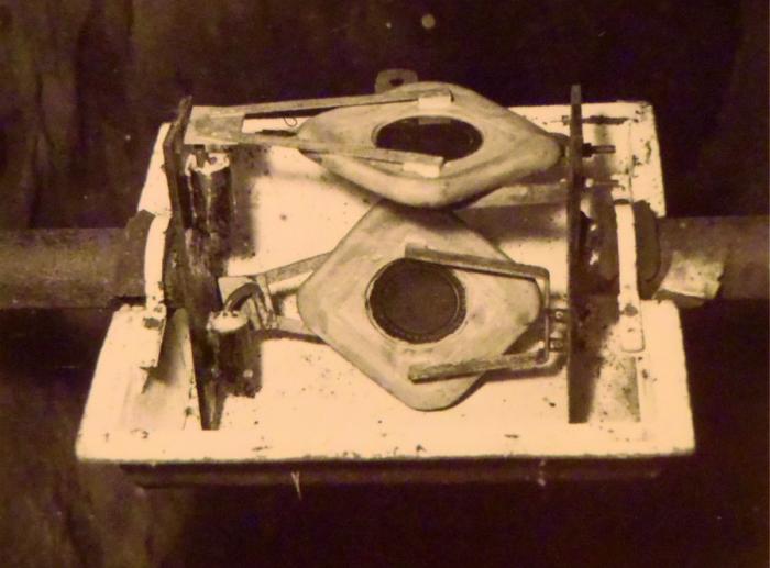 Konstrukce extenzometru z roku 1967