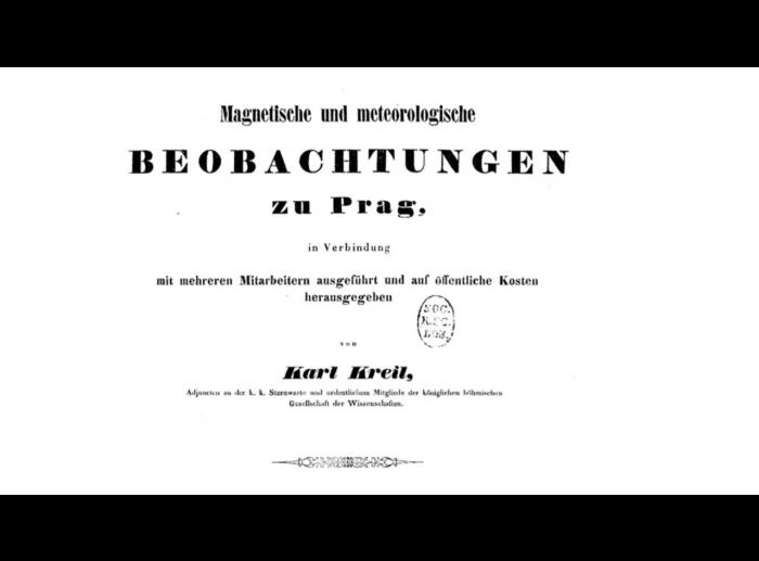 Yearbooks Magnetische und meteorologische Beobachtungen zu Prag